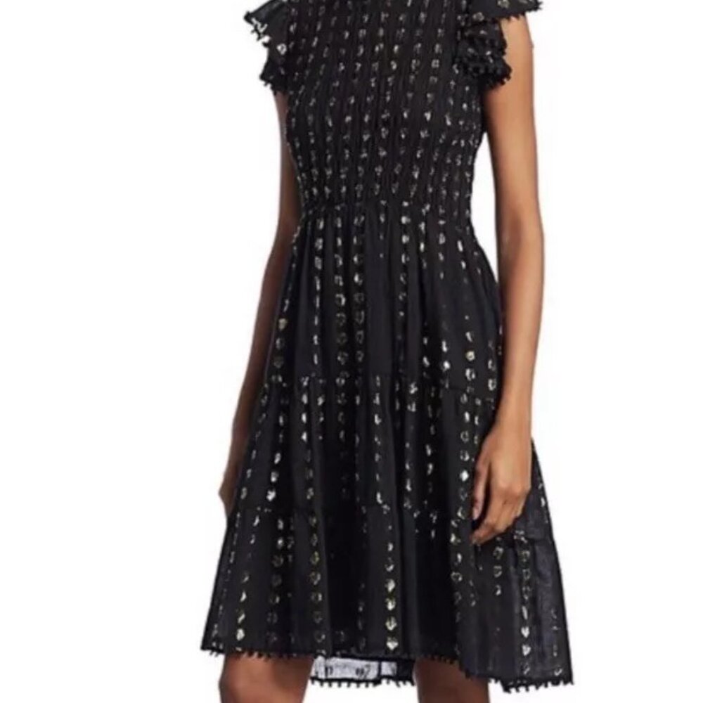 Sea New York Black and Gold Party Dress, Size 2